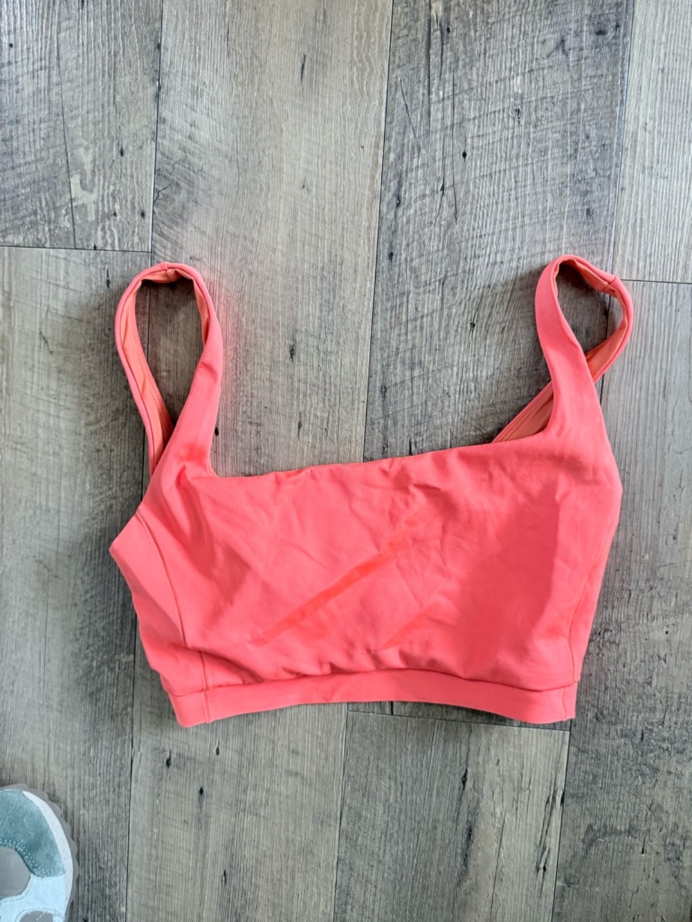 Left On Friday Bright Orange Swim Bralette Top